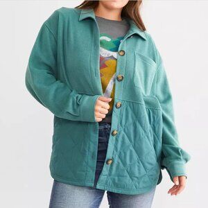 Z Supply Jump Start Fleece Shacket - Size Large